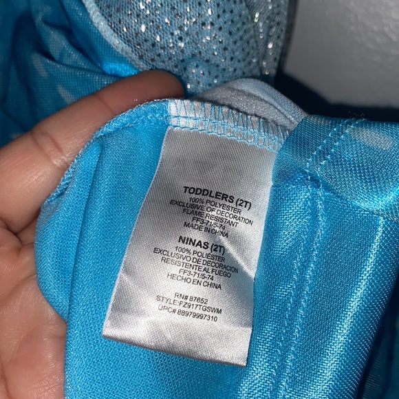 Disney Frozen Toddler Girl Pajama Night Gown Princess Elsa Dress Size 2t - Picture 8 of 11